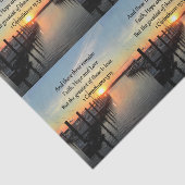 1 CORINTHIANS 13 SUNSET ONTWERP TISSUEPAPIER (Detail)