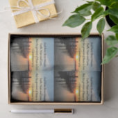 1 CORINTHIANS 13 SUNSET ONTWERP TISSUEPAPIER (Geschenk)