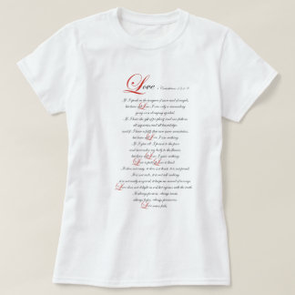 1 Corinthians 13 T-shirt