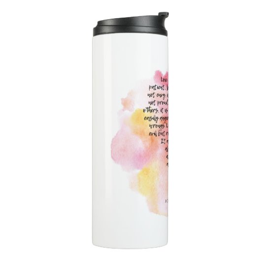 1 Corinthians 13 Thermosbeker (Gedraaid links)