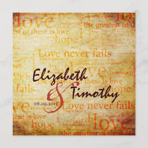 1 Corinthians 13 Weddenschap Kaart