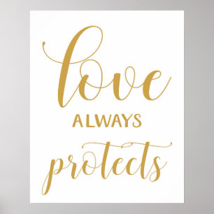 1 Corinthians 13 - Wedding Aisle Signs Poster