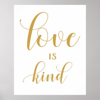 1 Corinthians 13 - Wedding Aisle Signs Poster