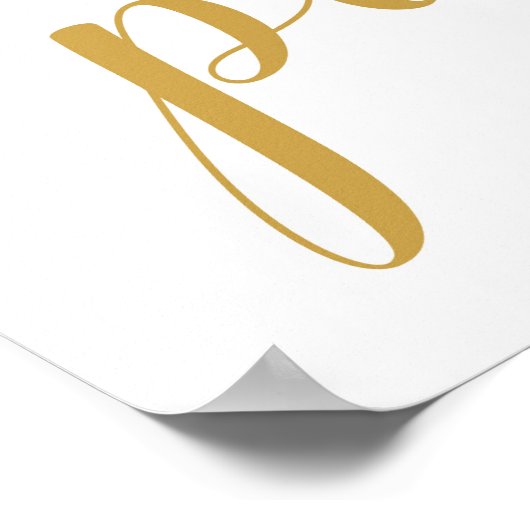 1 Corinthians 13 - Wedding Aisle Signs Poster (Hoek)