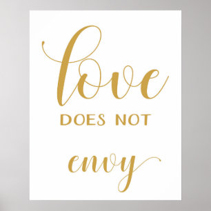 1 Corinthians 13 - Wedding Aisle Signs Poster