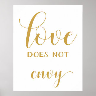 1 Corinthians 13 - Wedding Aisle Signs Poster