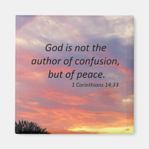 1 Corinthians 14:33 Magneet