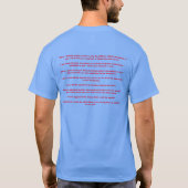 1 Corinthians 15:1-8 T-shirt (Achterkant)