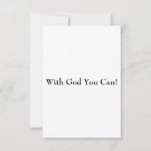 1 Corinthians 15:33 KJV Bijbelverse platte groet Kaart (Achterkant)