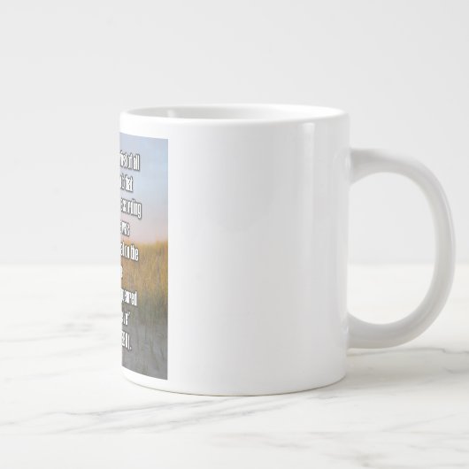 1 Corinthians 15:3–5 WEBU Mug Grote Koffiekop (Rechts)