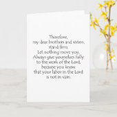 1 Corinthians 15 58 Kaart (Gele Bloem)