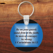 1 Corinthians 16:13 Sleutelhanger (Voorkant)
