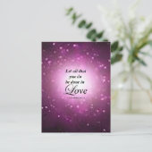 1 Corinthians 16:14 Briefkaart (Staand voorkant)