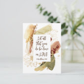 1 Corinthians 16:14 Laat alles wat je doet in lief Briefkaart (Staand voorkant)