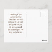1 Corinthians 16:14 Laat alles wat je doet in lief Briefkaart (Achterkant)