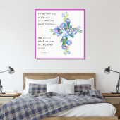 1 Corinthians 1:18 Canvas Afdruk (Insitu (Slaapkamer))