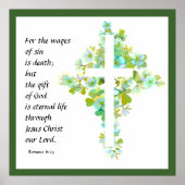 1 Corinthians 1:18 Poster (Voorkant)