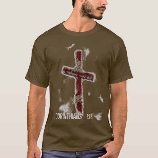 1 Corinthians 1:18 T-shirt (Voorkant)