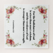 1 Corinthians 1:23 Gods verschijningsbijbelversie Legpuzzel (Horizontaal)