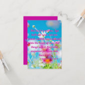 1 Corinthians 2:9 KJV Bijbelscriptie Pic Greeting Kaart (Voorkant / Achterkant in situ)