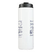 1 Corinthians 3:16 Je bent Gods tempel Thermosbeker (Voorkant)