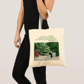1 Corinthians 3:7, Watering Can & Planten, dus... Tote Bag (Voorkant (product))