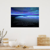 1 Corinthians 4:8 Horizons afdrukken Poster (Keuken)