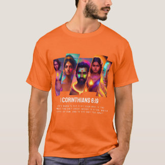 1 Corinthians stijl 6:19 Hindi T-shirt