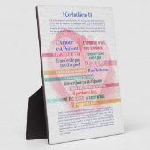 1 Corinthiens 13, Hymne à l’Amour Fotoplaat (Zijkant)