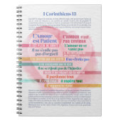 1 Corinthiens 13, Hymne à l’Amour Notitieboek (Voorkant)