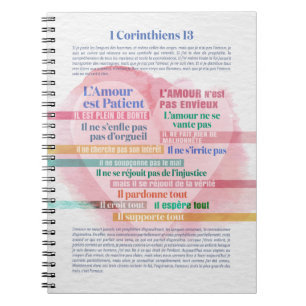 1 Corinthiens 13, Hymne à l’Amour Notitieboek