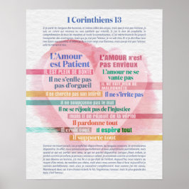 1 Corinthiens 13, Hymne à l’Amour Poster