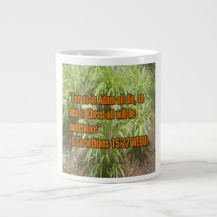 1 Corinthiërs 15:22 WEBU Mug Grote Koffiekop