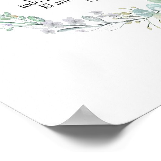 1 corintios 13, El amort Póster Poster (Hoek)