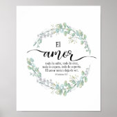 1 corintios 13, El amort Póster Poster (Voorkant)