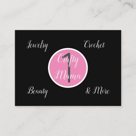 1 Cratigmamma Girly Visitekaartje (Voorkant)