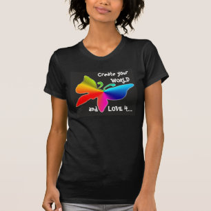1, Creëer je WERELD en hou ervan... T-shirt