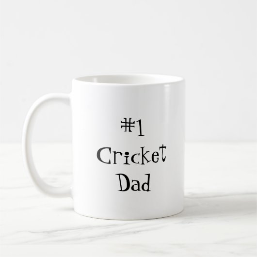 #1 Cricket Pap Koffiemok (Links)