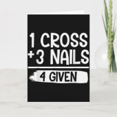1 Cross + 3 Nails = 4 Given Tee _ Christian - Fait Kaart (Voorkant)