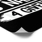 1 Cross + 3 Nails = 4 Given Tee _ Christian - Fait Poster (Hoek)