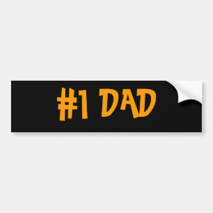 #1 DAD BUMPERSTICKER