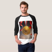 #1 Dad Gold Medal Shirt – Kampioen Vaderdag Gi (Voorkant volledig)