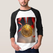 #1 Dad Gold Medal Shirt – Kampioen Vaderdag Gi (Voorkant)