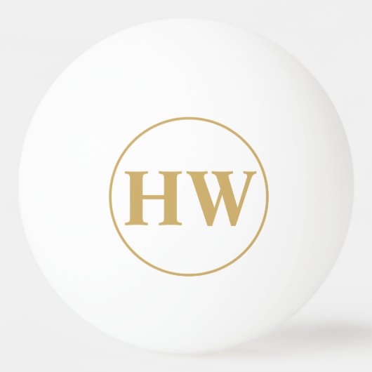 #1 DAD Gold Wreath Emblem Fathers Day Gift Pingpongbal (Achterkant)