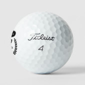 #1 Dad Golf Balls - World's Best Custom Gift Golfballen (Logo)