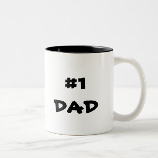#1 DAD koffiethee-mok Tweekleurige Koffiemok