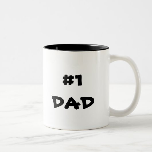 #1 DAD koffiethee-mok Tweekleurige Koffiemok (Rechts)