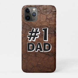 #1 Dad Leather-look Case-Mate iPhone Case