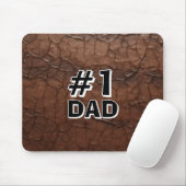 #1 Dad Leather-look Muismat (Met muis)