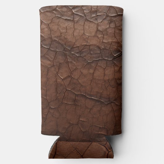 #1 Dad Leather-look Seltzer Blikjeskoeler (Achterkant)